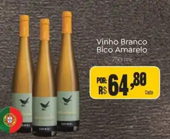 Novo Atacarejo Vinho Branco Bico Amarelo oferta