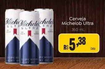 Novo Atacarejo Cerveja michelob ultra oferta