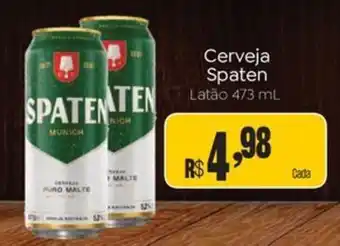 Novo Atacarejo Cerveja spaten oferta