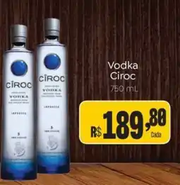 Novo Atacarejo Vodka ciroc oferta