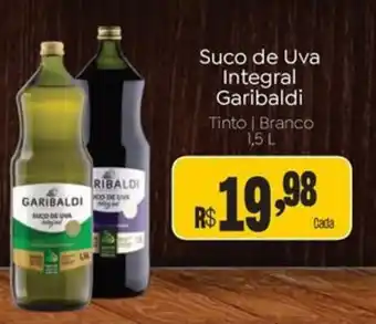 Novo Atacarejo Suco de Uva Integral Garibaldi oferta
