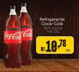 Novo Atacarejo Refrigerante Coca-Cola Sem Açúcar oferta