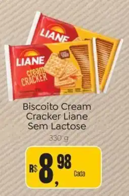 Novo Atacarejo Biscoito cream cracker liane sem lactose oferta