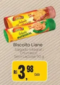 Novo Atacarejo Biscoito liane salgado integral | churrasco oferta