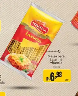 Novo Atacarejo Massa para Lasanha Vitarella oferta