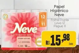 Novo Atacarejo Papel Higiênico Neve oferta