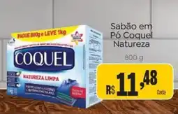 Novo Atacarejo Sabão em pó coquel natureza oferta