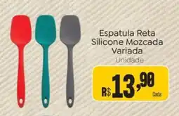 Novo Atacarejo Espatula Reta Silicone Mozcada Variada oferta