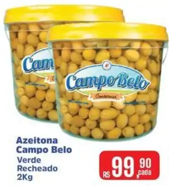 Azeitona campo belo verde recheado