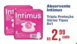 Mix Mateus Absorvente Intimus oferta
