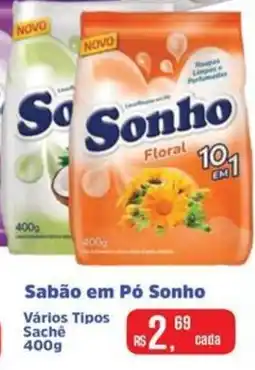 Mix Mateus Sabão em Pó Sonho oferta