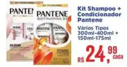 Mix Mateus Kit Shampoo + Condicionador Pantene oferta
