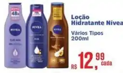 Mix Mateus Loção Hidratante Nivea Vários Tipos oferta