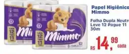 Mix Mateus Papel Higiênico Mimmo oferta