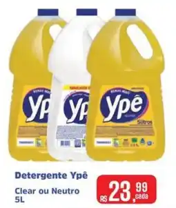 Mix Mateus Detergente Ypê Clear ou Neutro oferta