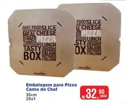 Mix Mateus Embalagem para pizza canto do chef oferta