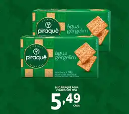 Casagrande Supermercados Bisc.piraquê água c/gergelim oferta
