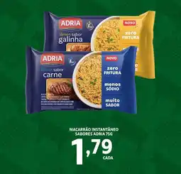 Casagrande Supermercados Macarrão instantâneo sabores adria oferta