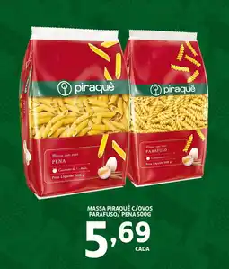 Casagrande Supermercados Massa piraquê c/ovos parafuso/ pena oferta