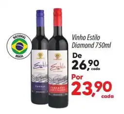 Asun Vinho Estilo Diamond oferta