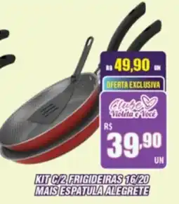 Violeta Supermercados kit c/2 frigideiras 16/20 mais espátula alegrete oferta