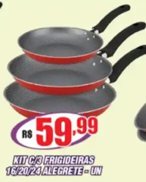 Violeta Supermercados kit c/3 frigideiras oferta