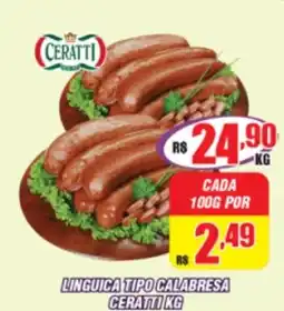 Violeta Supermercados Linguiça tipo calabresa ceratti oferta