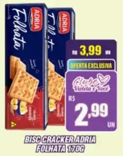 Violeta Supermercados Bisc cracker/adria folhata oferta