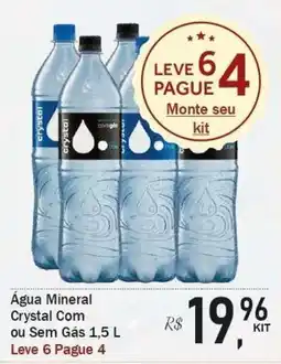 Festval Água Mineral Crystal Com ou Sem Gás oferta