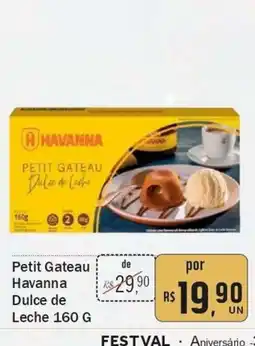 Festval Petit Gateau Havanna Dulce de Leche oferta