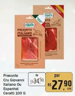 Festval Presunto cru giovanni italiano ou espanhol oferta