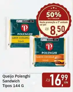 Festval Queijo Polenghi Sandwich oferta