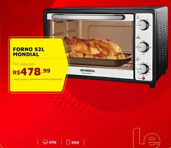 Forno 52l mondial