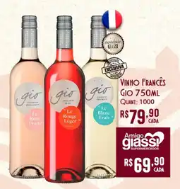 Giassi Supermercados vinho francês gio oferta