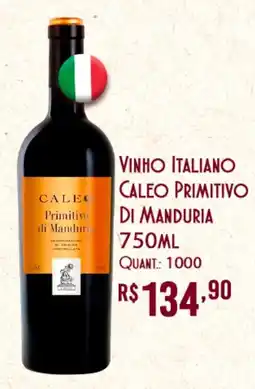 Giassi Supermercados Vinho italiano caleo primitivo di manduria oferta
