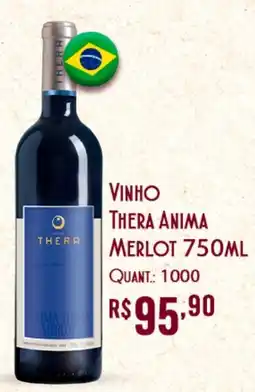 Giassi Supermercados vinho thera anima merlot oferta