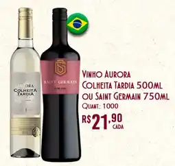 Giassi Supermercados Vinho aurora colheita tardia ou saint germain oferta