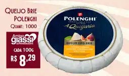 Giassi Supermercados Queijo brie polenghi oferta