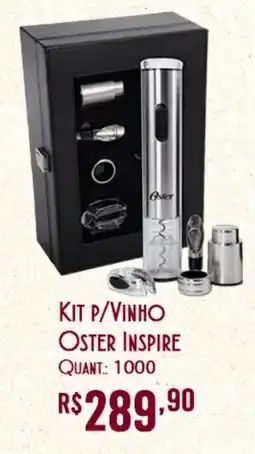 Giassi Supermercados Kit p/vinho oster inspire oferta