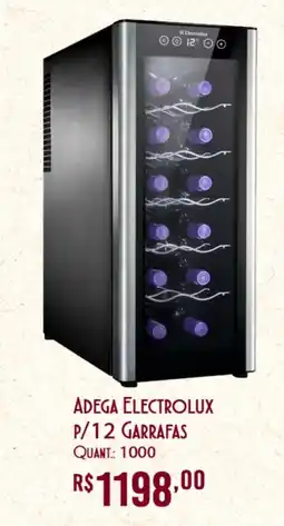 Giassi Supermercados Adega electrolux p/12 garrafas oferta