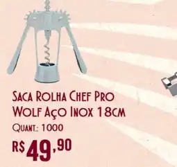 Giassi Supermercados Saca rolha chef pro oferta