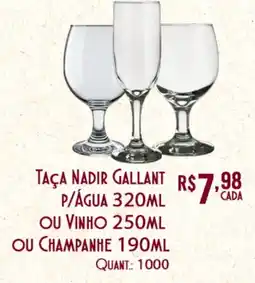 Giassi Supermercados Taça nadir gallant oferta