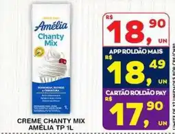 Roldão Creme chanty mix amélia tp 1l oferta