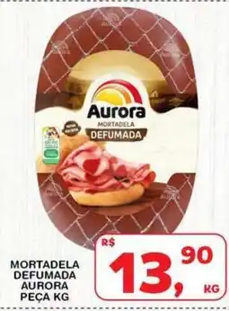 Roldão Mortadela defumada aurora oferta