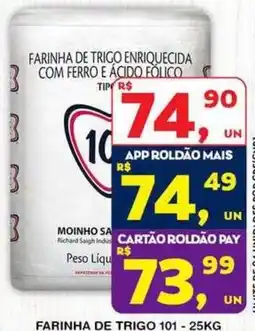 Roldão Farinha de trigo 101 oferta