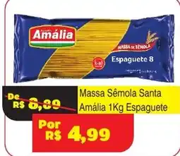 Royal Supermercados Massa Sémola Santa Amália 1Kg Espaguete oferta