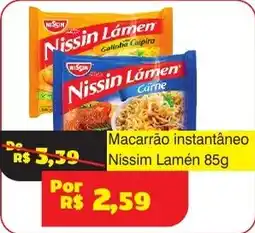 Royal Supermercados Macarrão instantâneo Nissin Lamên oferta