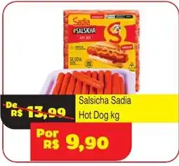 Royal Supermercados Salsicha Sadia Hot Dog oferta