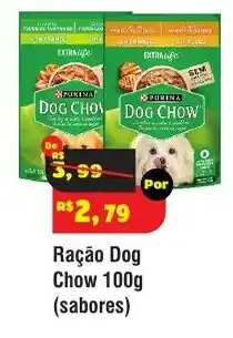 Royal Supermercados Ração dog chow 100g oferta