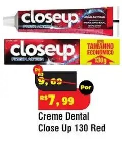 Royal Supermercados Creme Dental Close Up 130 Red oferta